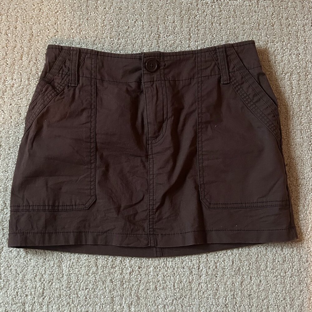 Wild Fable Brown Cargo Skirt